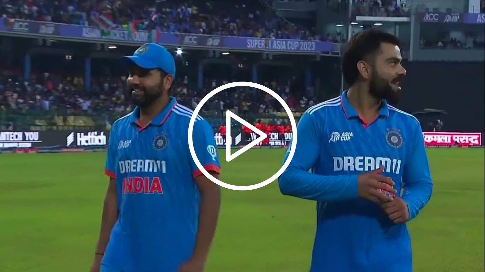 [Watch] Kohli & Rohit's Joyous Dance Moves After India Thrash SL In Asia Cup Final